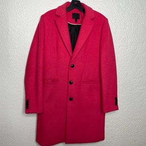 ASOS men’s hot pink pea coat